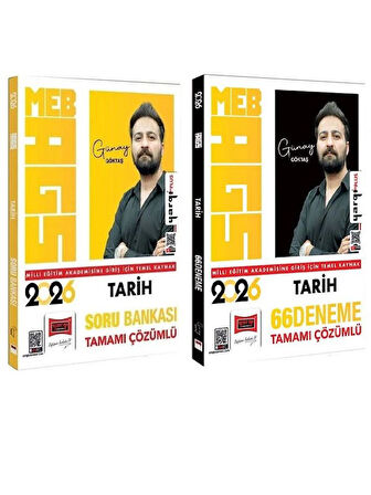 Yargı 2026 MEB-AGS Tarih Soru Bankası + 66 Deneme 2 li Set 