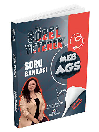 Dizgi 2026 MEB-AGS Sözel Yetenek Soru Bankası Çözümlü
