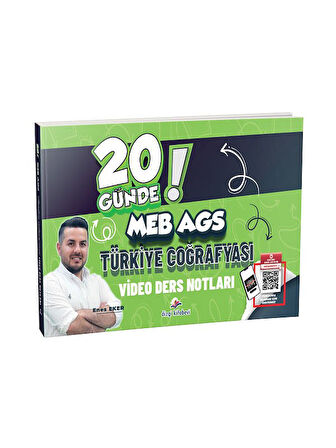 Dizgi 2026 MEB-AGS 20 Günde Türkiye Coğrafyası Video Ders Notları