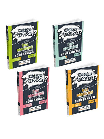 Dizgi Hukuk Atölyesi İcra Müdürlüğü Soru Bankası 4 lü Set