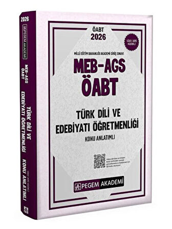 Pegem 2026 ÖABT MEB-AGS Türk Dili ve Edebiyatı Öğretmenliği Konu Anlatımlı