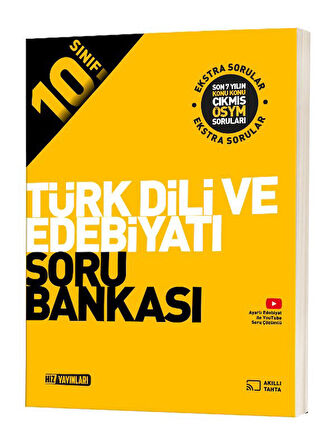 Hız 2026 10. Sınıf Türk Dili ve Edebiyatı Soru Bankası Çözümlü Yeni Maarif Modele Uygun
