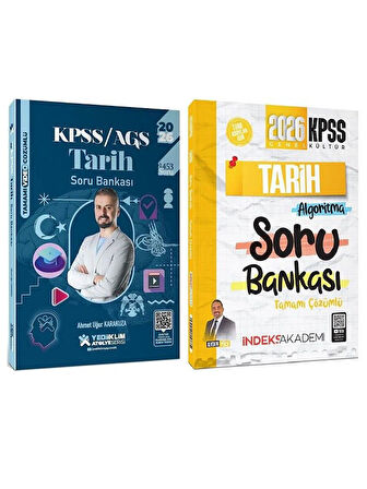 Yediiklim + İndeks 2026 KPSS Tarih Atölye Soru Bankası 2 li Set