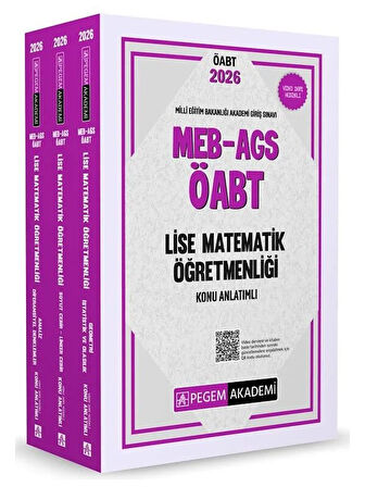 Pegem 2026 ÖABT MEB-AGS Lise Matematik Öğretmenliği Konu Anlatımlı Modüler Set 