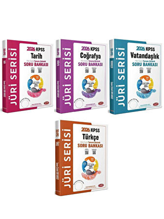 Data 2026 KPSS Tarih + Coğrafya + Vatandaşlık + Türkçe Jüri Soru Bankası 4 lü Set Data Yayınları