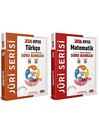 Data 2026 KPSS Türkçe + Matematik Jüri Soru Bankası 2 li Set