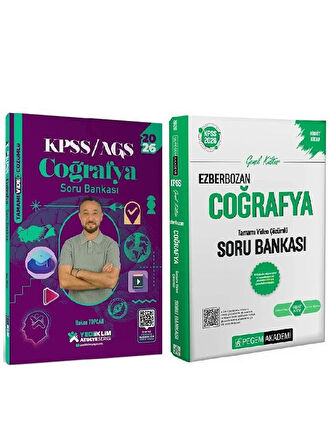 Yediiklim + İndeks 2026 KPSS Coğrafya Atölye Soru Bankası 2 li Set