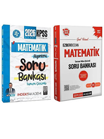 Pegem + İndeks 2026 KPSS Matematik Ezberbozan Soru Bankası 2 li Set