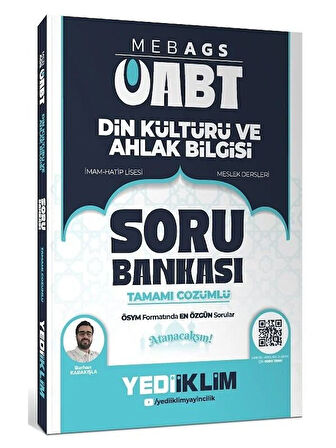Yediiklim 2026 ÖABT Din Kültürü Öğretmenliği Soru Bankası Çözümlü