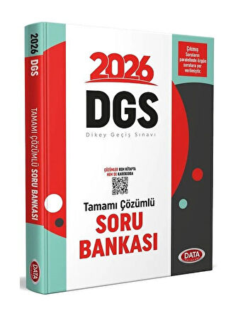 Data 2026 DGS Soru Bankası Çözümlü