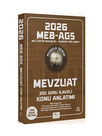 CBA 2026 MEB-AGS Mevzuat Konu Anlatımı Pusula Serisi