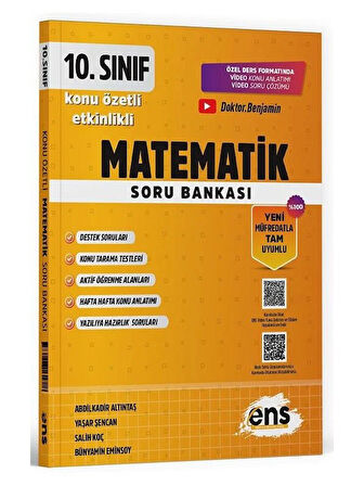 ENS 2026 10. Sınıf Matematik Etkinlikli Soru Bankası 