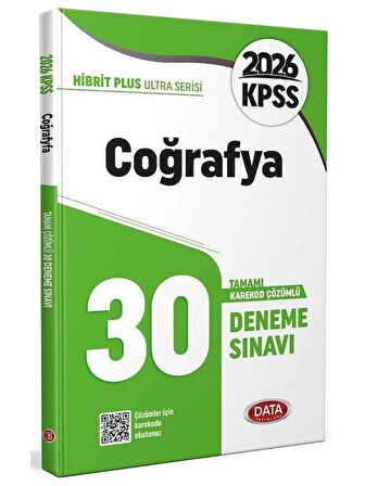 Data 2026 KPSS Coğrafya Ultra 30 Deneme Çözümlü