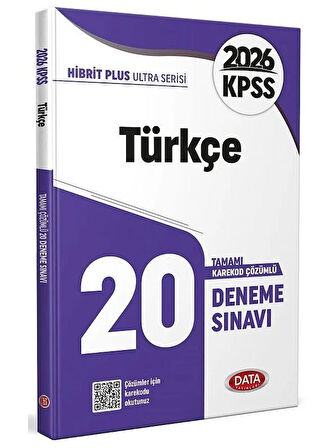 Data 2026 KPSS Türkçe Ultra 20 Deneme Çözümlü