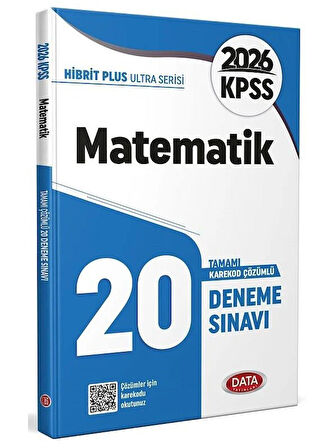 Data 2026 KPSS Matematik Ultra 20 Deneme Çözümlü