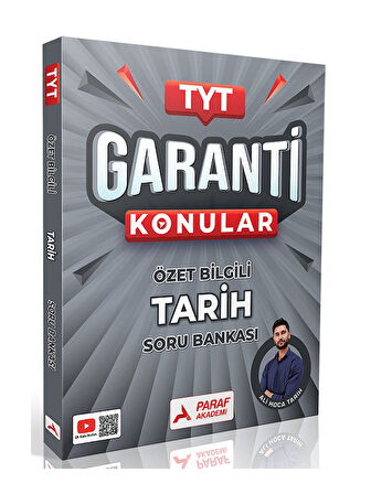 Paraf 2026 YKS TYT Ali Hoca Tarih Garanti Konular Soru Bankası