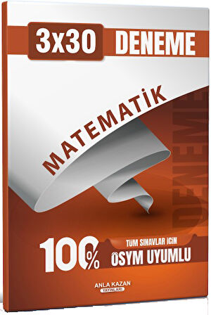 Anla Kazan 3x30 Matematik Deneme Tüm Sınavlar İçin Uygun
