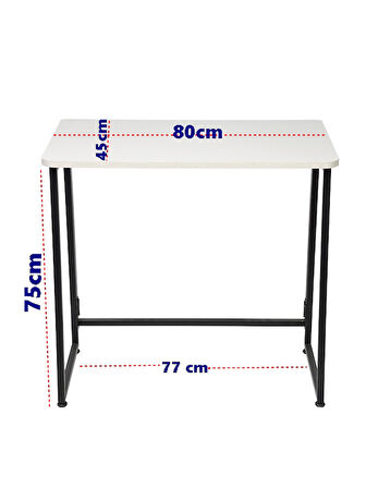 AnkaHome Katlanabilir Çalışma Masası Ar-Te 1200 45x80