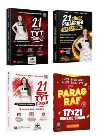 Türkçenin Matematiği TYT Paragraf Başlangıç Türkçe Vşde Ders Notları Soru Banakası Evp 17x21 Deneme