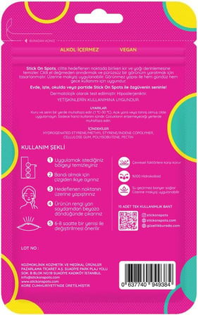 STICK ON SPOTS SOS Band Sivilce/Akne Bandı 15 Parça