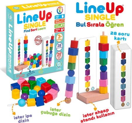 Line Up Single - Tek Oyuncu YENİ NESİL ALGI VE ZEKA OYUNU