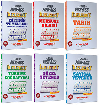 Yönerge 2026 MEB-AGS İlelebet Soru Bankası 5 li Set Yönerge Yayınları