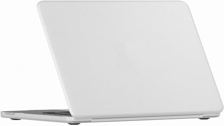 Apple Macbook Neo 13" İnç Uyumlu Kılıf A3404 (2026) Mat Buzlu Koruyucu Sert Kapak Beyaz