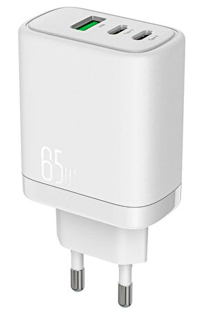 Camon 16 17 18 -19 20 30 Pro Premier  Uyumlu  Neo Şarj Başlığı 65W Süper Hızlı