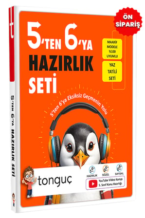 Tonguç Akademi 5'ten 6'ya Hazırlık Seti