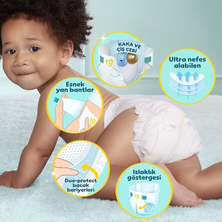 Bebek Bezi Premium Care 3 Numara 26 Adet