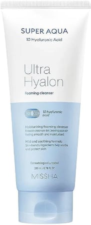 10 Çeşit Hyalüronik Asit İçeren Makyaj Temizleme Köpüğü200ml Super Aqua Ultra Hyalron Cleansing Foam