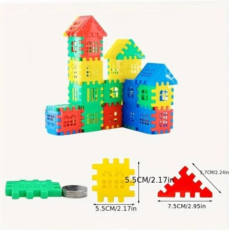 Puzzle City 3d Yapı Ve Tasarım Blokları 128 Parça Eğitici Oyuncak