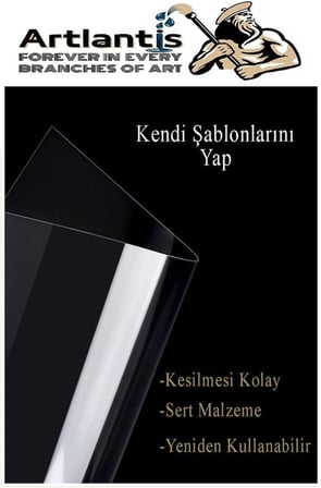 Asetat Kağıdı Pvc A3 25 Adet 100 Micron Fotokopi Asetatı Şeffaf A3 Kağıdı 29.7x42 Projektör Tepegöz