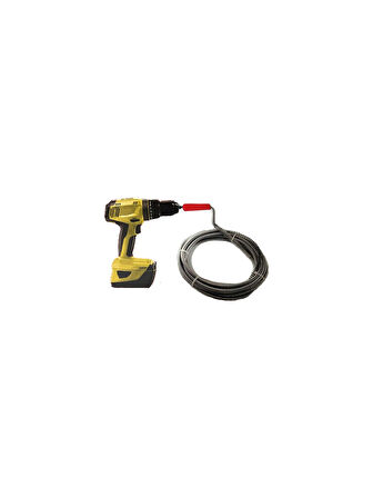 Lavabo ve Gider Kanal Açıcı Sprali Matkaplı Susta 6 mm 3 mt + 9 mm 3 mt 2 Adet