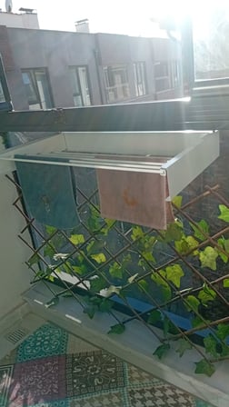 ALİMÜNYUM PETEK,CAM BALKON KURUTMALIK 75CM