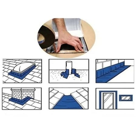 MEMBRAN Yalıtım İzolasyon Bant/Bandı 10CM*15M SAKIZBANT