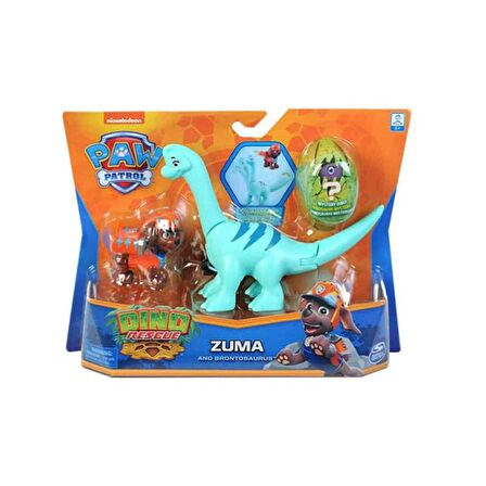 Paw Patrol Dino Rescue Oyun Seti Zuma And Brontosaurus 6058512-20129716