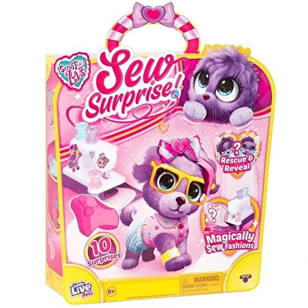 Scruff a Luvs Moda Oyun Seti Mor CRU06000-30168-1