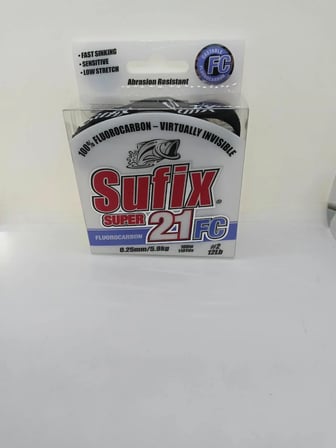 Sufıx Süper 21 0,25MM Fluorocarbon Misina-100Mt