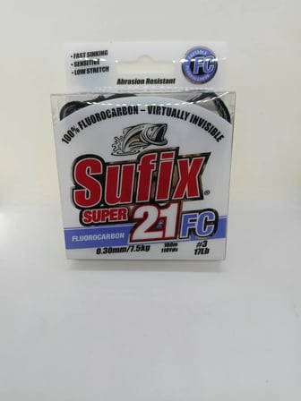 Sufix Süper 21 0,30MM Fluorocarbon Misina-100Mt