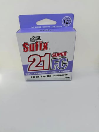 Sufix Süper 21 0,35MM Fluorocarbon Misina-80Mt