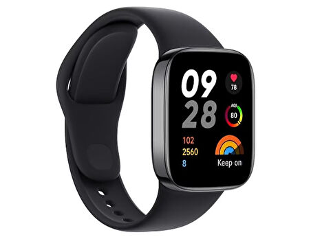 Xiaomi Redmi Watch 3 Siyah Akıllı Saat (OUTLET) (12 AY EVOFONE GARANTİLİ)