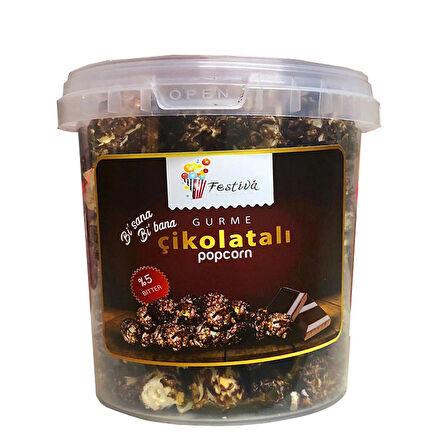 120g Kovada Atıştırmalık Popcorn- Çikolatalı