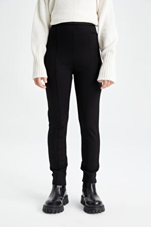 DeFacto Kız Çocuk Uzun Boy Düz Paça Siyah Tayt A5088A824AUBK81