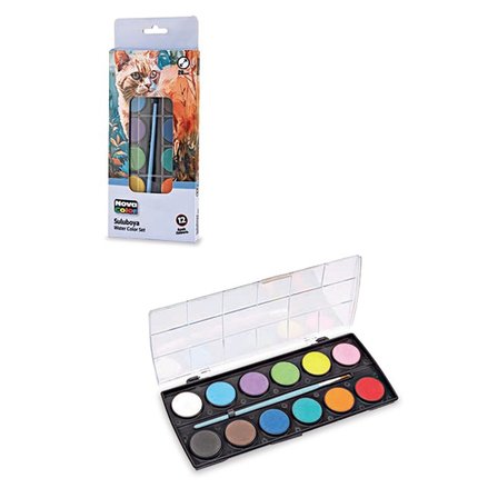 Nova Color Sulu Boya 12 Li Nc-237