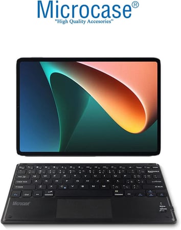 Tablet ve Telefonlar için Şarjlı Touchpadli Türkçe Bluetooth Klavye - AL2724 Siyah