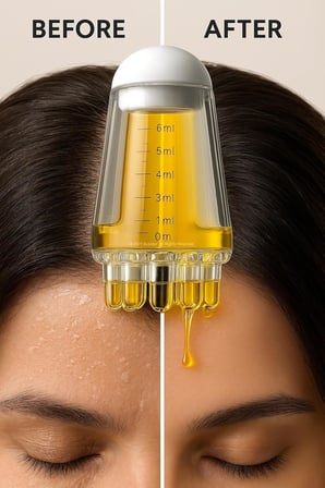 Busstier Saç Serumu ve Bakım Yağı Uygulama Aplikatörü, 6 ml Kapasiteli, Masaj Uçlu, Tüm Saç Tipleriyle Uyumlu, Eşit Dağılımlı ve Pratik Kullanım