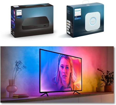 Philips Hue Lightstrip Gradient TV 75'inç Akıllı Renkli LED Şerit Aydınlatma - 25.000 Saat Ampul Kullanım Ömrü