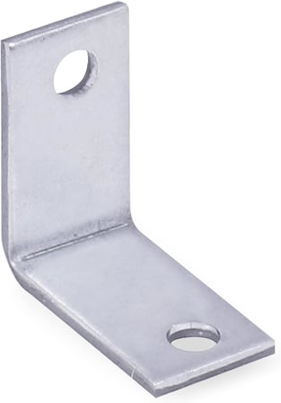Mobilya Dolap Köşe Bağlantı Sabitleme L Demir Gönye 25x25x15 mm (25 ADET)