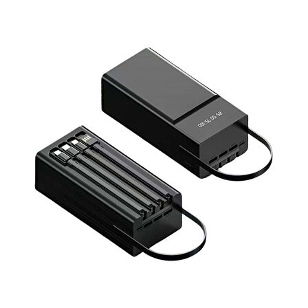 4 Çıkış 100.000 Mah Dijital Göstergeli Taşınabilir Powerbank 100 bin MAH 33W Turbo Şarj PD Giriş